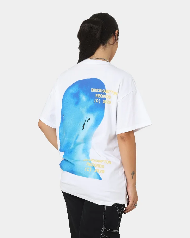 Brockhampton Alien T-Shirt White Zippered Front Buttoned Front Snap Front