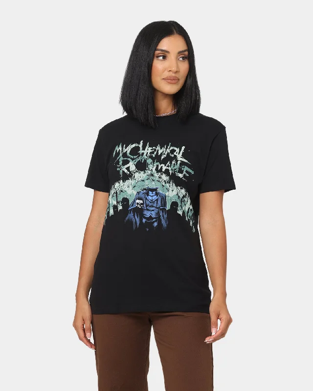 My Chemical Romance Knight Procession T-Shirt Black Thin T-Shirt Open Front Quick Dry