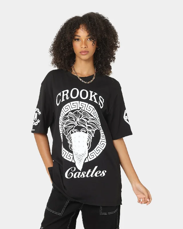 Crooks & Castles Bandito Timeless T-Shirt Black Asymmetrical Pockets Print