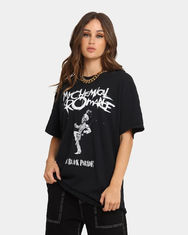 My Chemical Romance The Black Parade T-Shirt Black Layered Multi-layer Single Layer