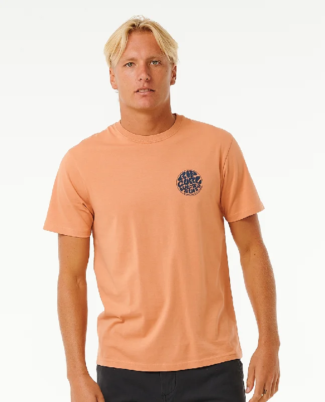 Wetsuit Icon T-Shirt in Clay Mesh Blend Leather Blend Suede Blend