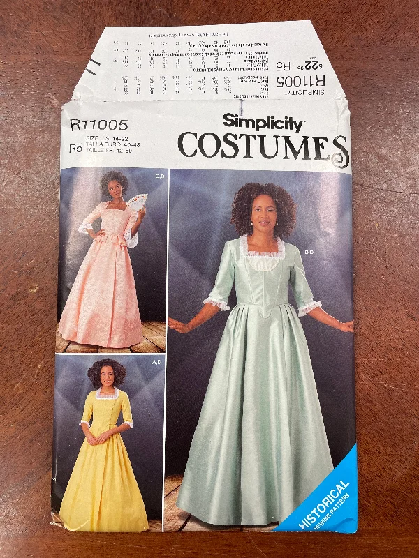 2021 Simplicity 11005 Sewing Pattern - Costume Bodice and Skirt FACTORY FOLDED lace skirt elegant