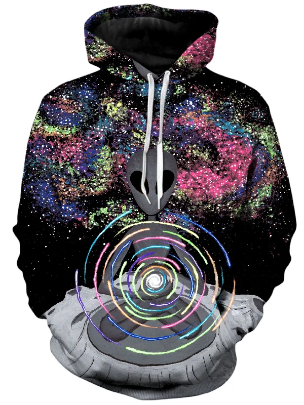 Alien Brainwash Unisex Hoodie Hoodie with Contrast Stitching Detailed Premium