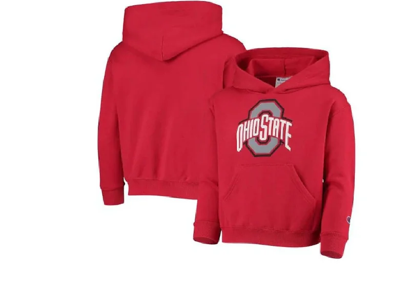 OHIO STATE BUCKEYES HOODED SWEATSHIRT Hoodie with Longline Fit Extended Stylish