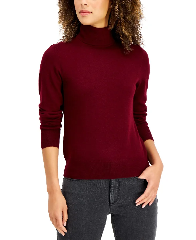 Charter Club Turtleneck Sweater Anti-Pilling Anti-Shrink Durable