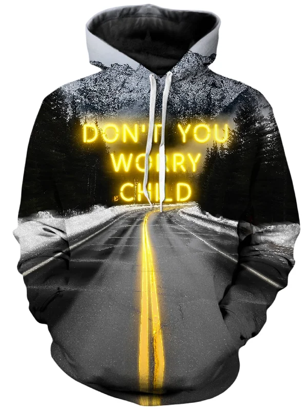 Don't You Worry Child Unisex Hoodie Hoodie with Drop Shoulder Relaxed Streetwear