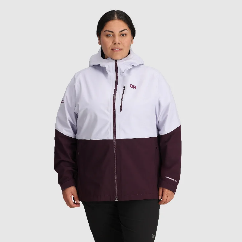 Women's Aspire 3L Jacket-Plus Zippered Jacket Buttoned Jacket Snapped Jacket