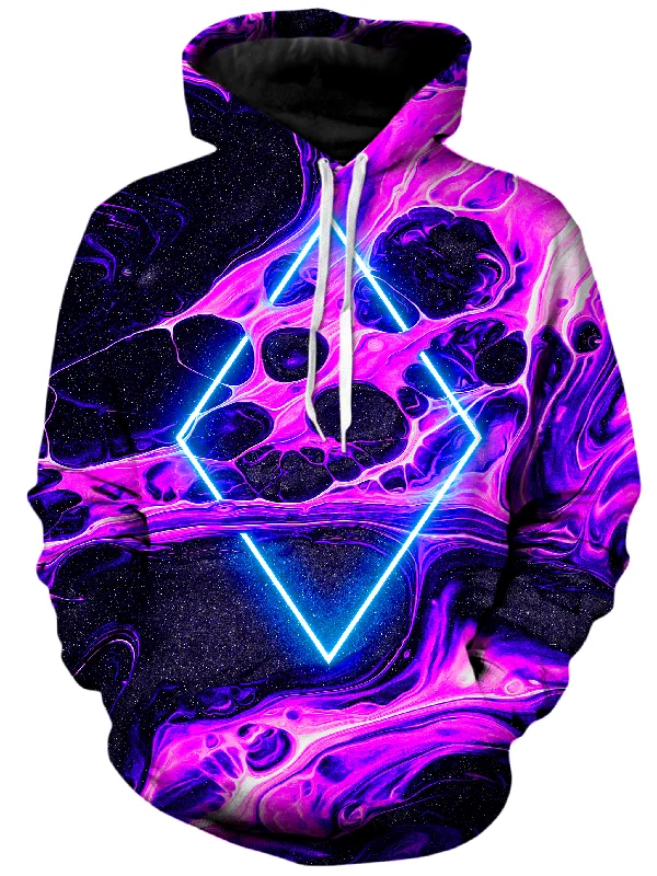 Portal Home Pink Unisex Hoodie Hoodie with Back Slit Movement Comfort