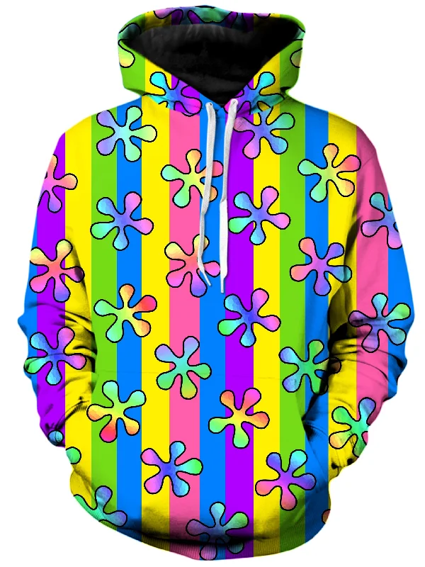 Psychedelic 60s Unisex Hoodie Hoodie with Reflective Safety Nightwear