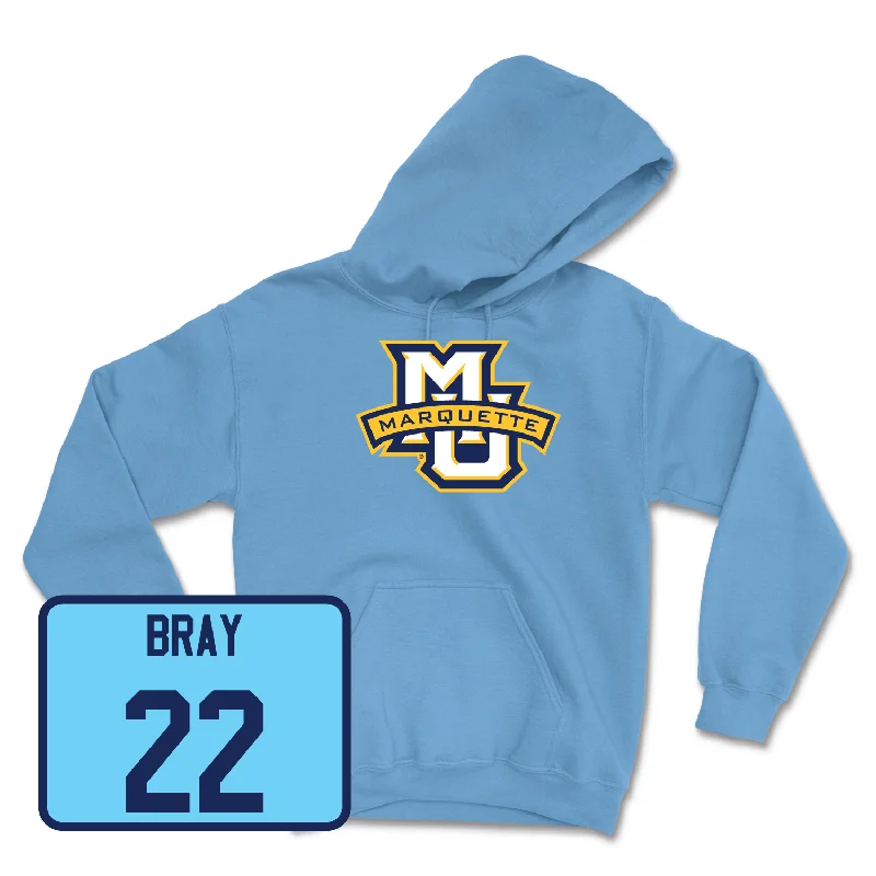 Championship Blue Women's Volleyball Marquette Hoodie Hoodie with Pocket Utility Practical