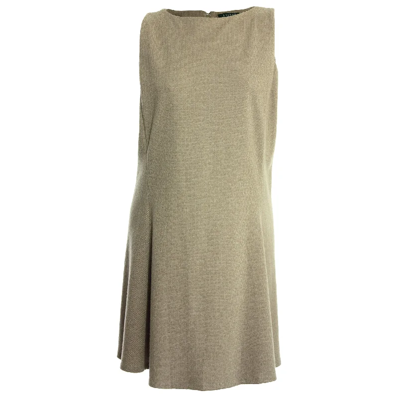 Ralph Lauren Beige Sleeveless Shift Dress Tunics Top rated