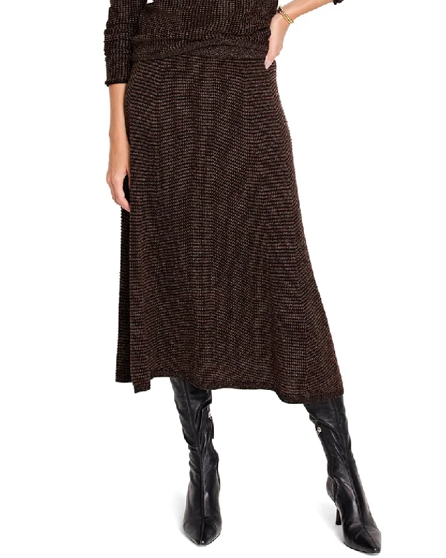 NIC+ZOE Pixel Knit Skirt chiffon skirt airy