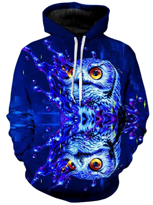 Lucid Owl Unisex Hoodie Hoodie Crop Top Short Trendy