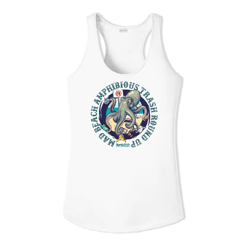 Mad Beach Trash Roundup - Ladies Tank Top striped tank top