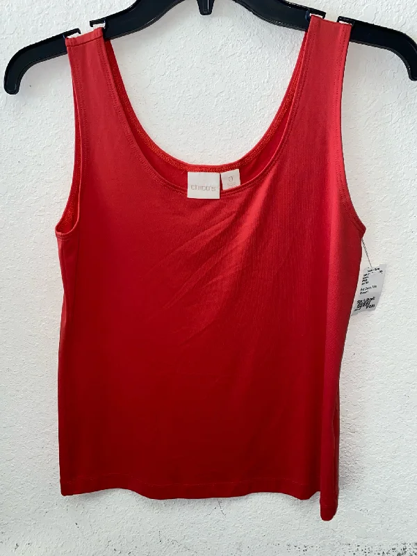 Red Chico's Tank Women's lace back tank