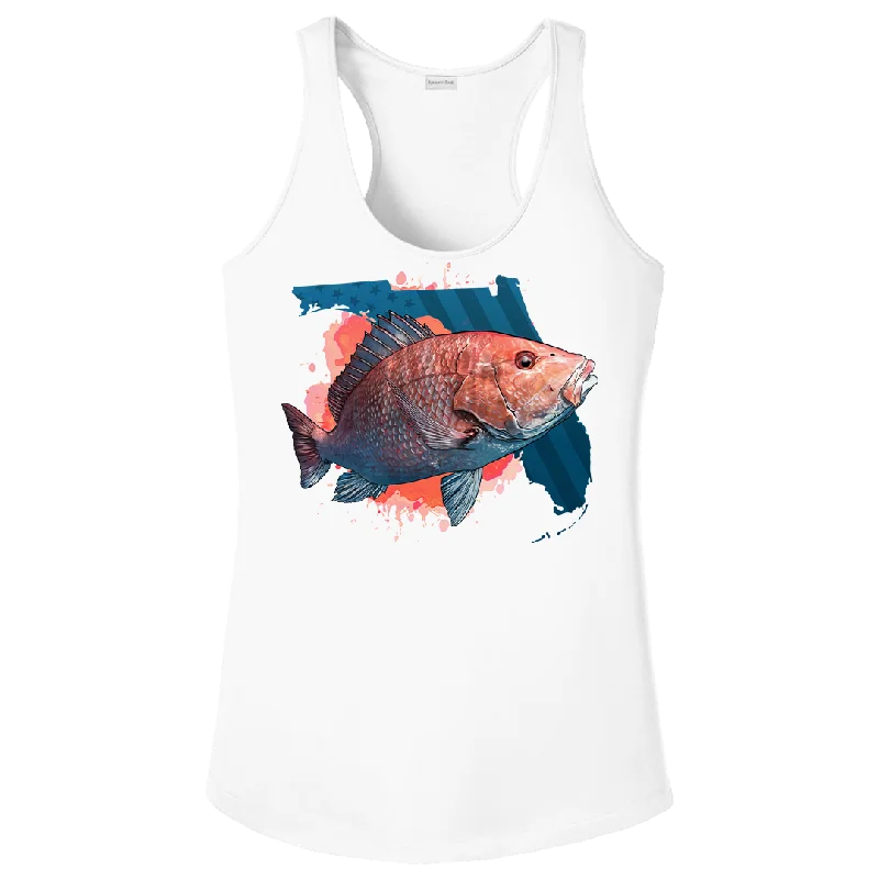 American Red Snapper - Ladies Tank Top solid color tank