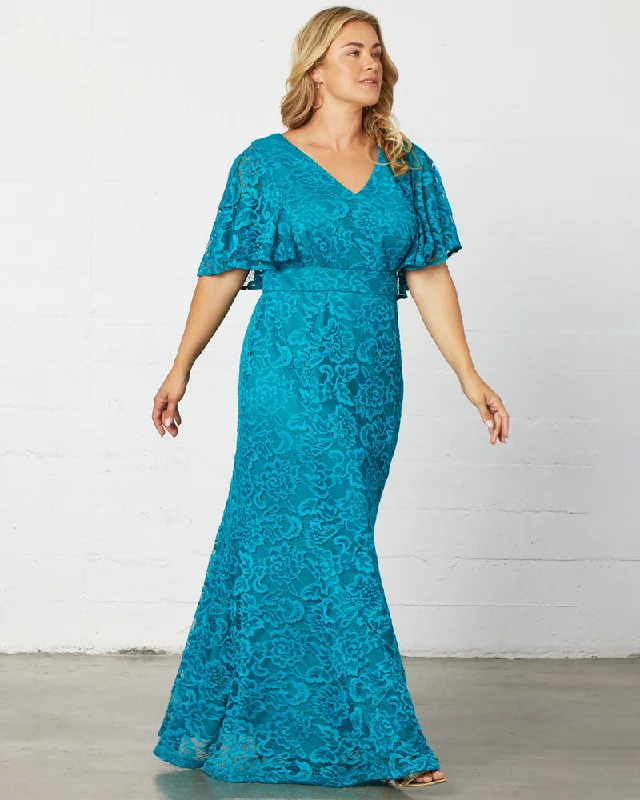 Duchess Lace Evening Gown - Sale! Tunics Hiking breathable