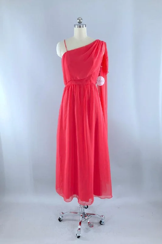 Vintage Pink Chiffon Evening Gown Tunics Review highly