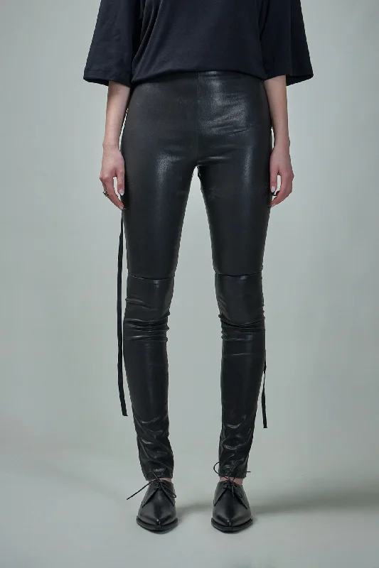 Florence Leather Leggings Comfortable Lounge Leggings