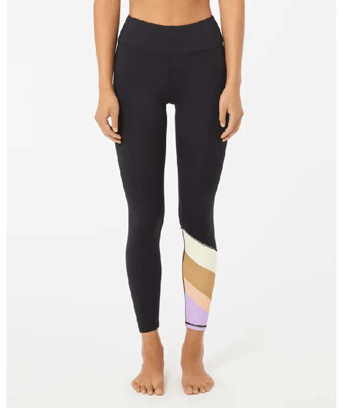 Rip Curl Mirage Swell Stripe Legging Fashionable Floral Active Leggings