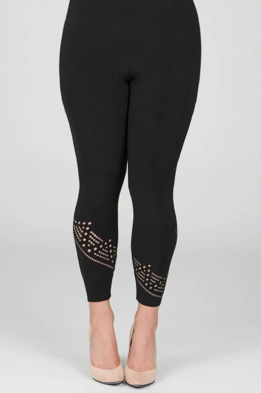 Sympli Bottom - Deco Legging - FINAL SALE ITEM Elegant Embellished Leggings